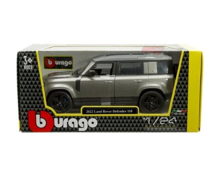 Bburago 1:24 2022 Land Rover Defender 110 - Silver Metallic