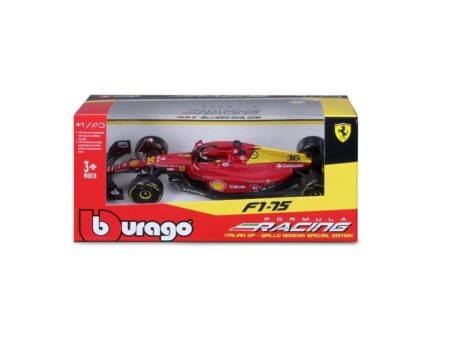 Bburago 1:43  2022 Ferrari  Italian GP Monza #16 C. Leclerc  - Ferrari Racing F1-75 - Racing Formula