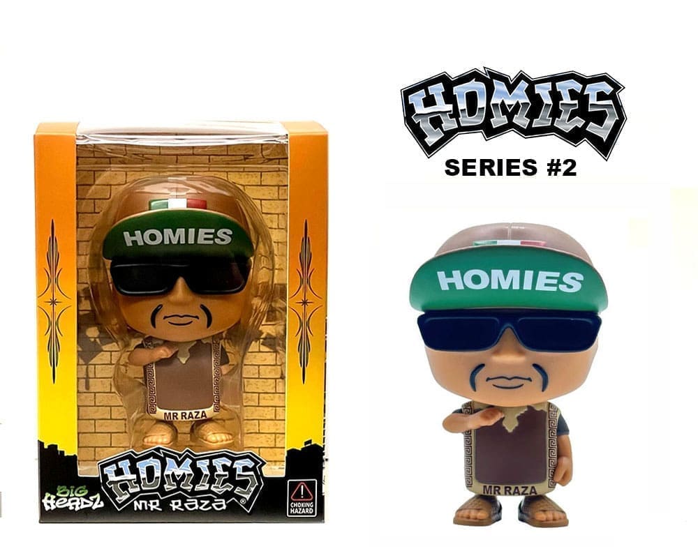 Homies Figures 4.5" Big Headz Series 2 05 Mr. Raza M & J Toys Inc