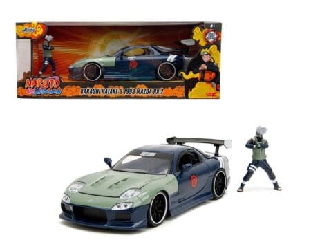 Jada 1:24 1993 Mazda RX-7 with Kakashi Hatake - Naruto Shippuuden -  VIZ Media - Hollywood Rides