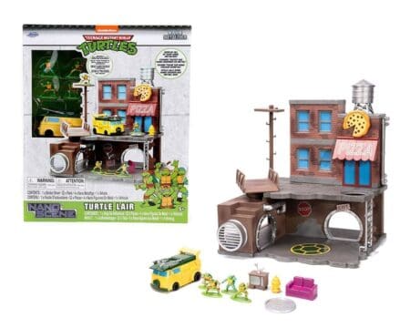 Jada Teenage Mutant Nina Turtles - Turtle Lair - Nano MetalFigs - Nano Scene