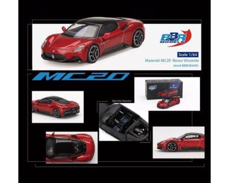 BBR Models 1:64 Maserati MC20 (Rosso Vincente)