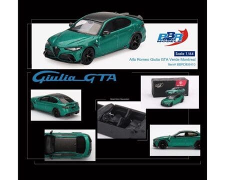 BBR Models 1:64 Alfa Romeo Giulia GTA  ( Verde Montreal )