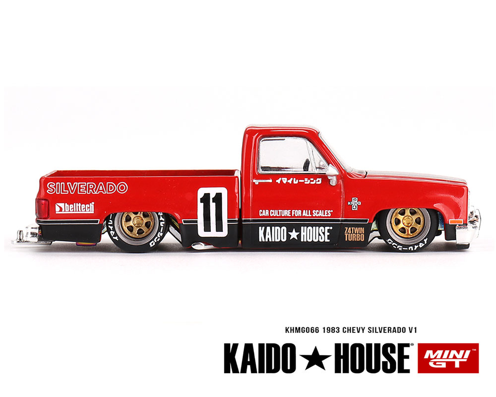Preorder) Kaido House x Mini GT 1:64 Chevrolet Silverado KAIDO WORKS