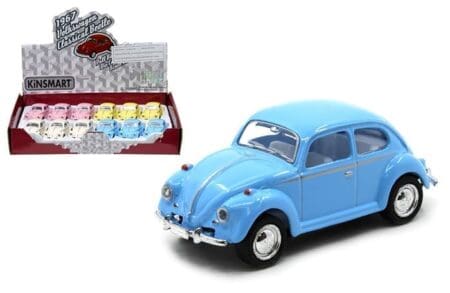 Kinsmart 1:64 1967 Volkswagen Classical Beetle 2 in – Display Tray Set of 12