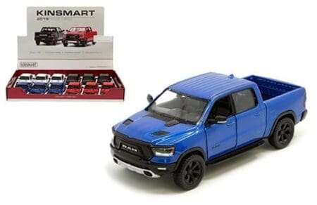 Kinsmart 1:46 2019 Dodge Ram 1500 Livery Edition 5″ (KT5413D) - Display Tray Set of 12