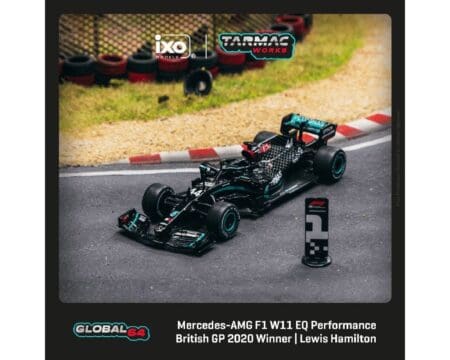 Tarmac Works 1:64 Mercedes-AMG F1 W11 EQ Performance British Grand Prix 2020 Winner Lewis Hamilton