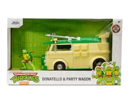 Jada 1:24 Teenage Mutant Ninja Turtles Donatello & Party Wagon - Hollywood Rides