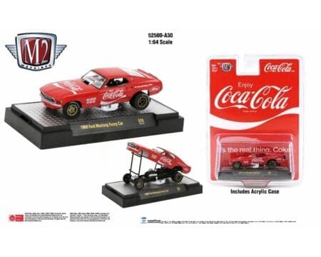 M2 Machines 1:64 Coca-Cola Funny Cars Release 30 Assortment - Image 4