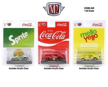 M2 Machines 1:64 Coca-Cola Funny Cars Release 30 Assortment