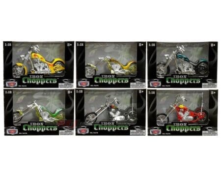 Motormax 1:18 Iron Choppers Random Assortment (36 pieces)