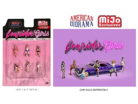 American Diorama 1:64 Lowrider Girls - MiJo Exclusives Limited Edition 3,600 Pieces