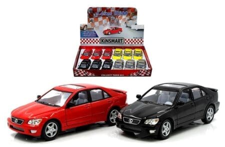 Kinsmart 1:32 Lexus IS300 5″ – Display Tray Set of 12