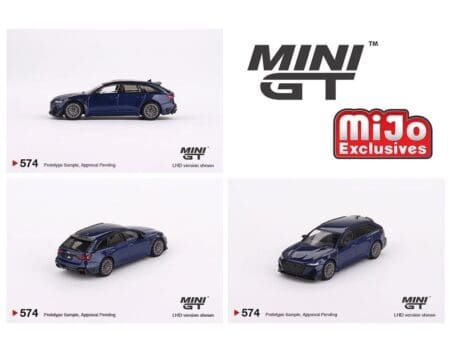 Mini GT 1:64 Audi ABT RS6-R - Navarra Blue Metallic - Mijo Exclusives