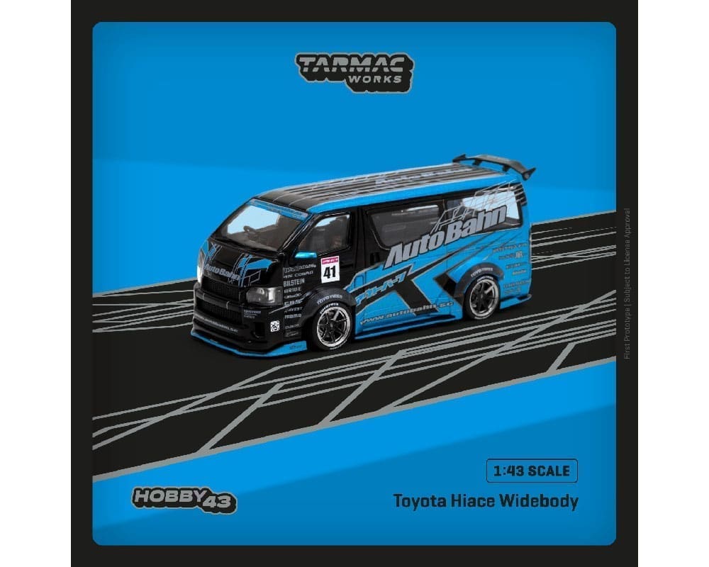 Tarmac Works 1:43 Toyota Hiace Widebody Auto Bahn - Hobby43
