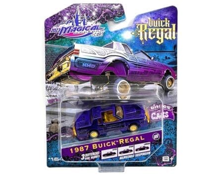 Maisto 1:64 2023 Magical Weekend Of Cars Exclusive 1987 Buick Regal Lowrider Purple Limited Edition