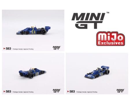 Mini GT 1:64 Tyrrell P34 #3 Jody Scheckter 1976 Swedish GP Winner