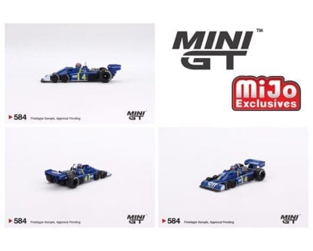 Mini GT 1:64 Tyrrell P34 #4 Patrick Depailler 1976 Swedish GP 2nd Place
