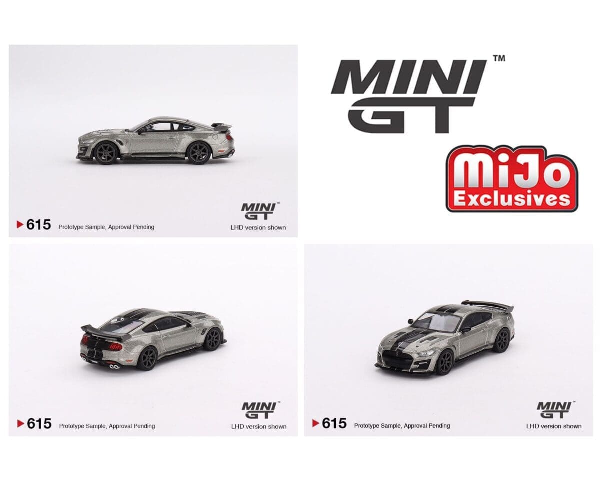 Mini GT 1:64 Shelby GT500 SE Widebody - Pepper Gray Metallic - Mijo Exclusives