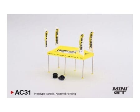 Mini GT 1:64 Paddock Service Tent Set - Liberty Walk Racing