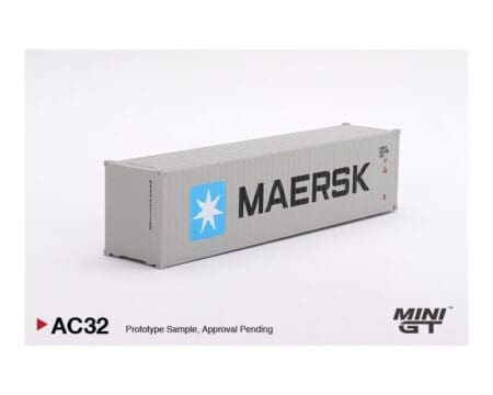 Mini GT 1:64 Dry Container 40' "MAERSK" Limited Edition - Full Diecast Metal