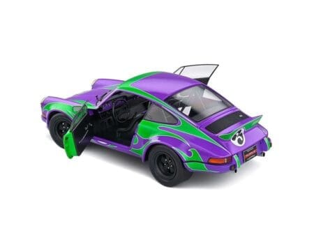 Solido 1:18 1973 Porsche 911 RST  #3 - Purple Hippy Tribute - Green - Image 2