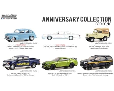 Greenlight 1:64 Anniversary Collection Series 16 Assortment