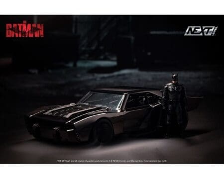 Jada 1:24 Convention Exclusive The Batman (2022) Batman & Batmobile - Black Chrome - Next Level - Image 2