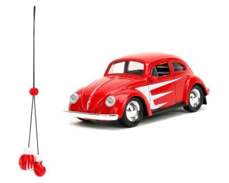 Jada 1:32 1959 Volkswagen Beetle with Boxing Gloves - Red - Punch Buggy - Image 2