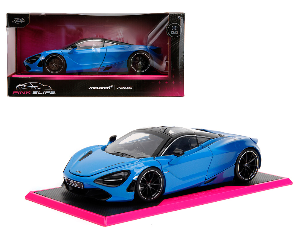 Jada 1:24 McLaren 720S - Blue Gradient - Pink Slips - M & J Toys Inc ...