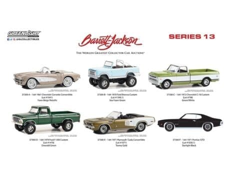 Greenlight 1:64 Barrett-Jackson 'Scottsdale Edition' Series 13 Assortment