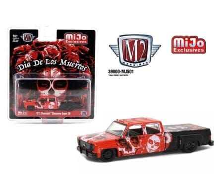 M2 Machines 1:64 1973 Chevrolet Cheyenne Super 30  "Dia De Los Muertos " 2023 - Mijo Exclusives Limited Edition