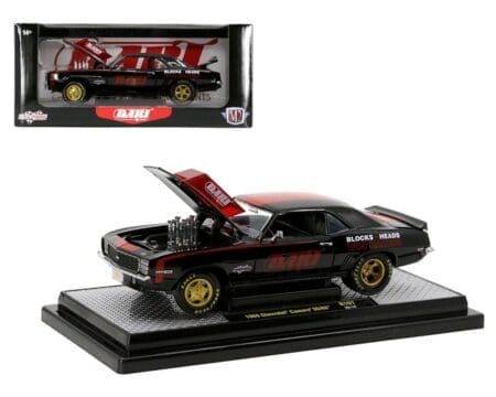 M2 Machines 1:24 1969 Chevrolet Camaro SS/RS DART - Black with Red Stripes - Release 107 Limited Edition