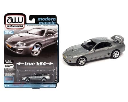 Auto World 1:64 1997 Toyota Supra (Euro Version) - Quicksilver Fx - Premium 2023 Release 1 Version B