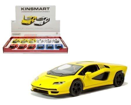 Kinsmart 1:38 Lamborghini Countach LPI 800-4 -KT5437D- Display Tray Set of 12
