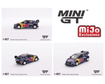 Mini GT 1:64 Ford Puma Rally1 #42 M-Sport Ford WRT - 2022 Rally Italia Sardegna 2nd Place - MiJo Exclusives