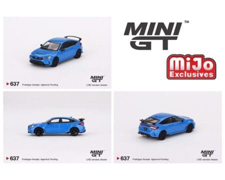 Mini GT 1:64 Honda Civic Type R - Boost Blue Pearl 2023- MiJo Exclusives