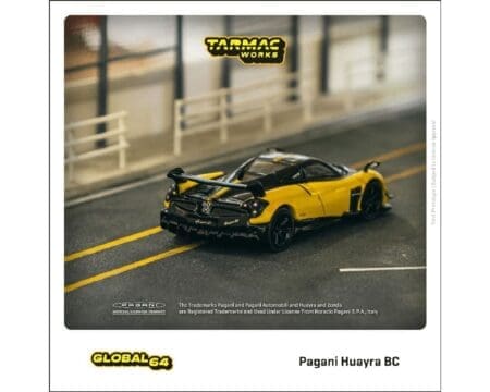 Tarmac Works 1:64 Pagani Huayra BC - Giallo Limone - Global64