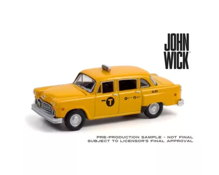 Greenlight 1:64 Hollywood Series 33 1974 Checker Motors Marathon A11 N.Y.C. Taxi #5L89 - John Wick 3