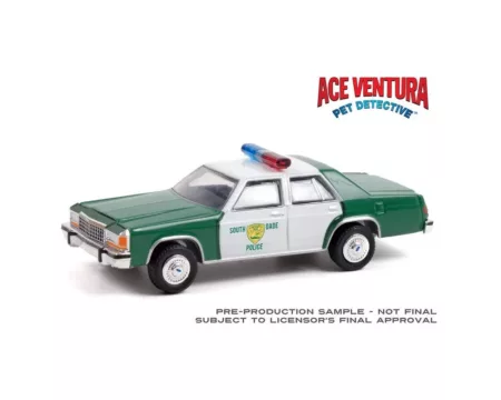 Greenlight 1:64 Hollywood Series 33 1983 Ford LTD Crown Victoria Miami Police Department - Ace Ventura