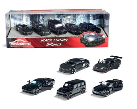 Majorette 1:64 Gift Pack Black Edition 5-Car Set