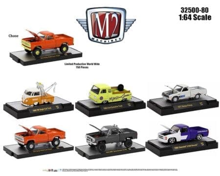 M2 Machines 1:64 Auto Thentics Release 80 2023 (6 Assortment)