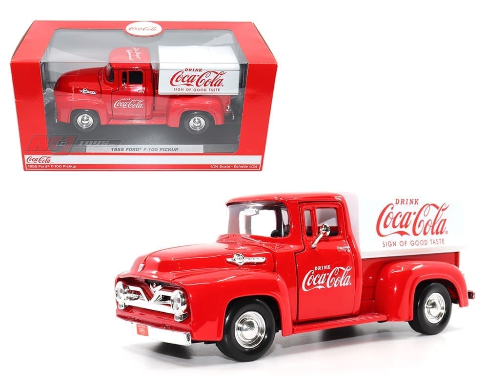 Diecast Model Car 1955 Chevy Nomad Coca-Cola Diecast Model - 1:24