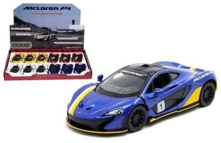 Kinsmart 1:36 McLaren P1 Exclusive Collection  (KT5393DF) – Display Tray Set of 12