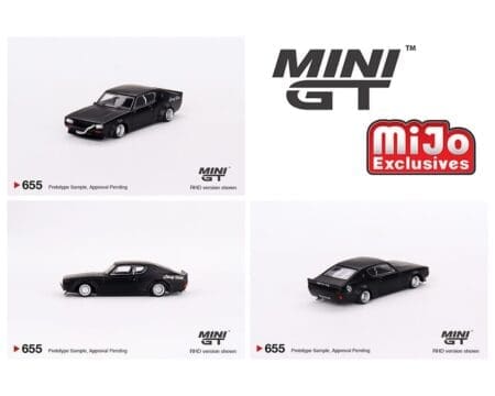 Mini GT 1:64 Nissan Skyline Kenmeri Liberty Walk - Matt Black - MiJo Exclusives