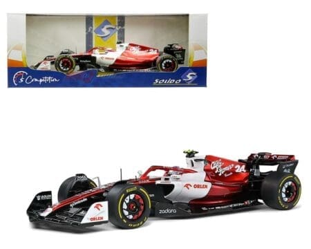 Solido 1:18 Alfa Romeo C42 - Canada GP - Z. Guanyu - Red/White/Black