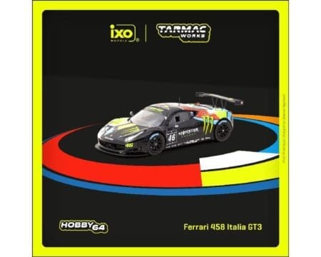 Tarmac Works 1:64 Ferrari 458 Italia GT3  Blancpain Endurance Series 2012 – MONZA V. Rossi / A. Salucci / A.Ceccato - Hobby64