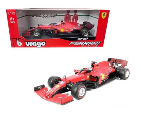 Bburago 1:18 2021 Ferrari SF21 Charles Leclerc #16 - Scuderia Ferrari Racing