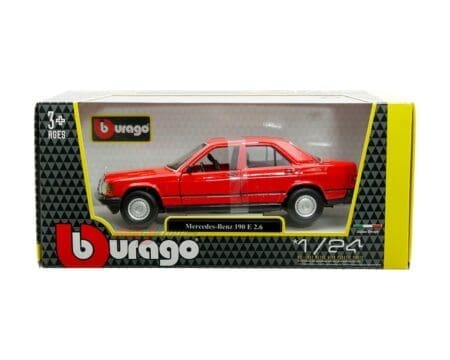 Bburago 1:24 Mercedes-Benz 190 E 2.6 - Red