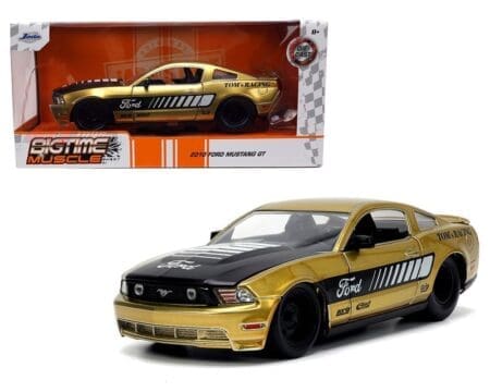 Jada 1:24 2010 Ford Mustang GT - Gold - Tom's Racing - Bigtime Muscle